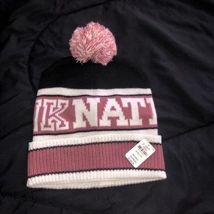 New pink nation winter hat